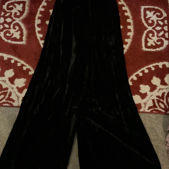 Vintage 1970’s Alex Colman Bohemian Baddie Crushed Velvet flare pants - Picture 12 of 15